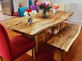 Redwood dinning table