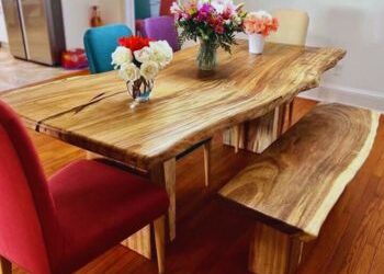 Redwood dinning table