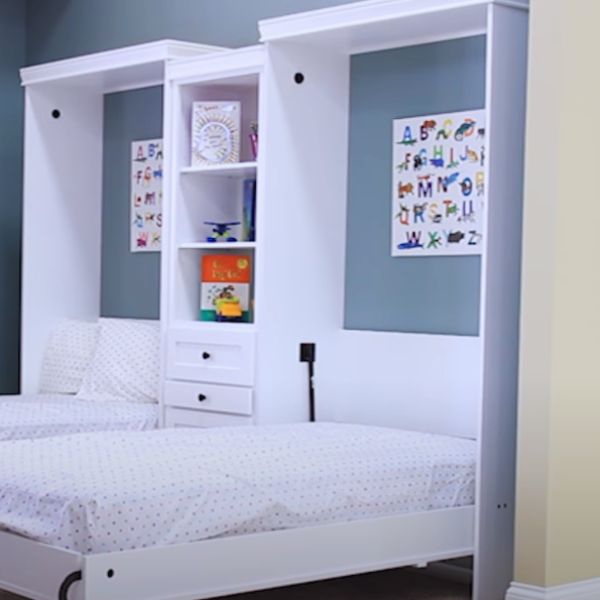 Twin murphy bed