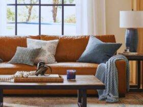 Pottery Barn Leather Sofa