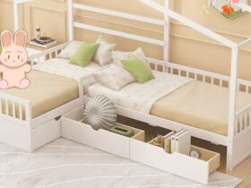 L shaped Twin Beds