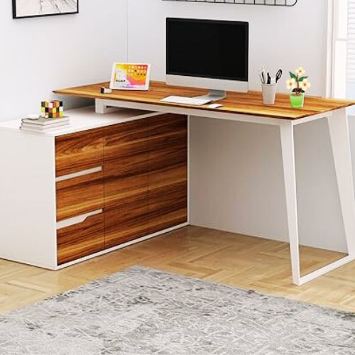 Mahogany Wood Office Desk