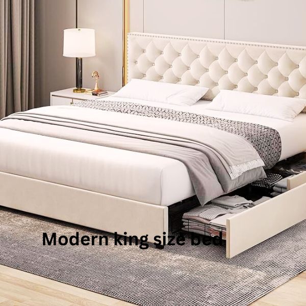 Modern King Size Bed Frame