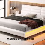 modern king size bed